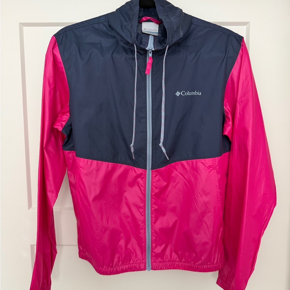 Columbia Navy and Pink Jacket